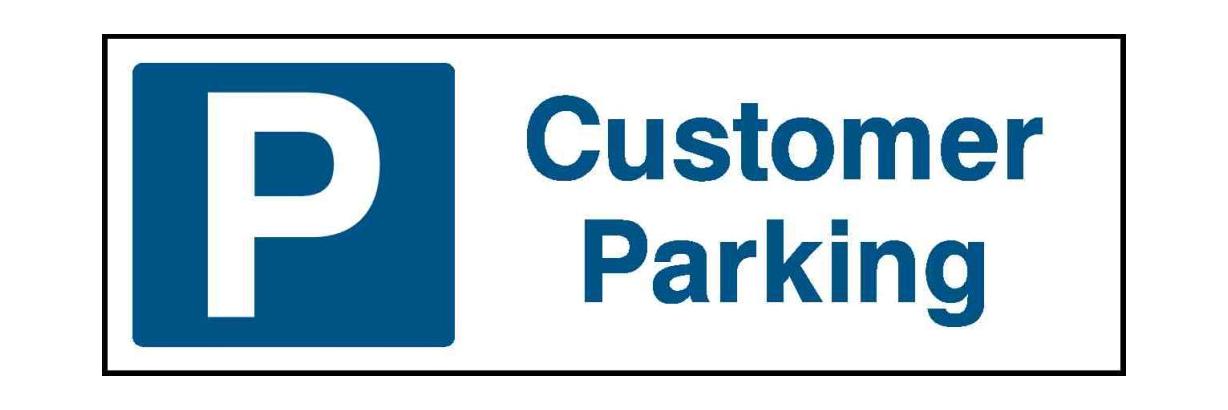 Customer Parking (Copy) - Safety Decals Ltd
