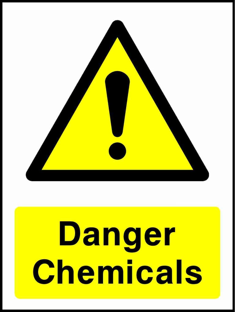 Danger Chemicals - Safety Decals Ltd