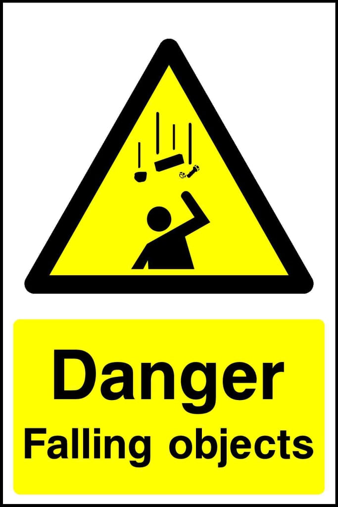 danger falling objects - Safety Decals Ltd