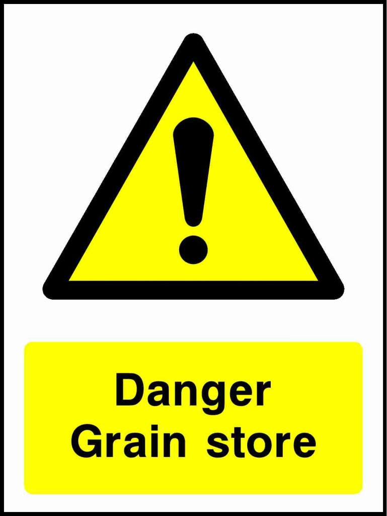 Danger Grain store - Safety Decals Ltd