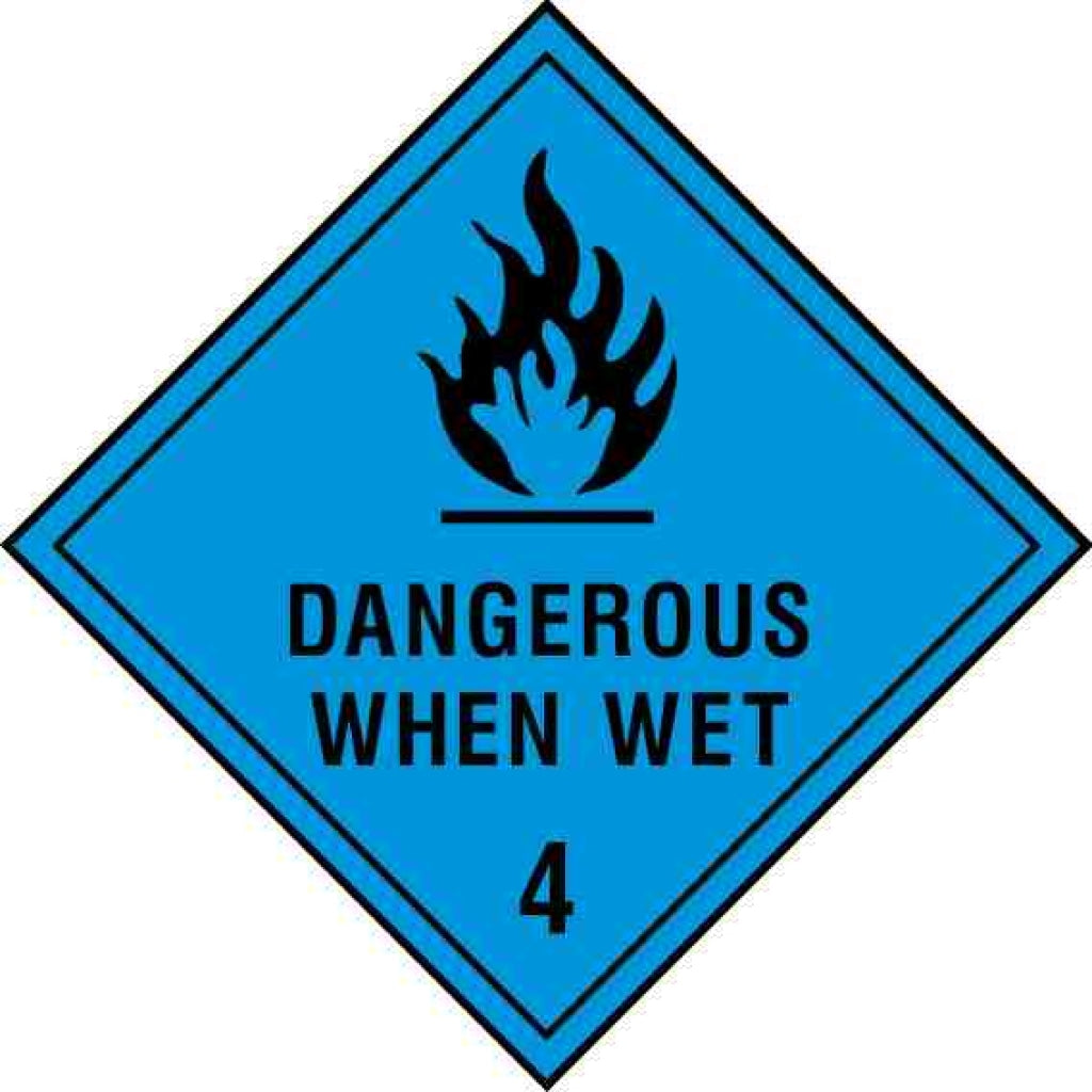 DANGEROUS WHEN WET - Safety Decals Ltd