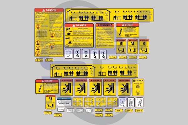 Dingli JCPT1823RTB, Safety Decals, Decal Kit - Safety Decals Ltd