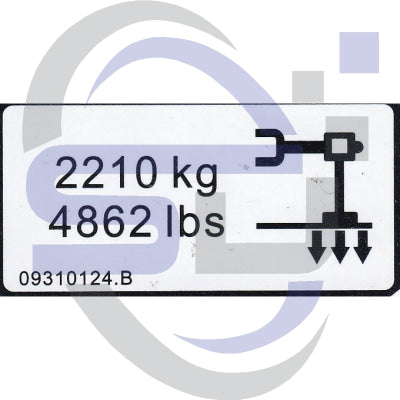 Dingli Single Decal 09310124 - Safety Decals Ltd