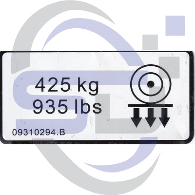 Dingli Single Decal 09310294 - Safety Decals Ltd