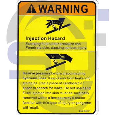 Dingli Single Decal 09410071 - Safety Decals Ltd