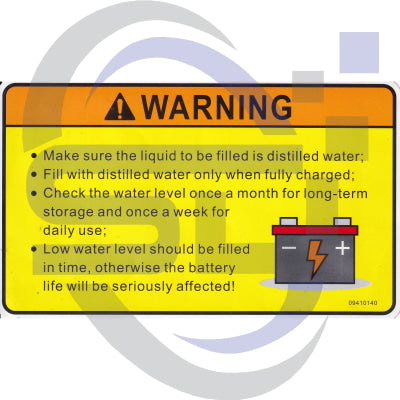 Dingli Single Decal 09410140 - Safety Decals Ltd