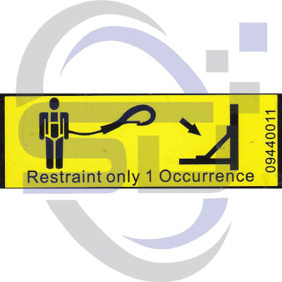 Dingli Single Decal 09440011 - Safety Decals Ltd