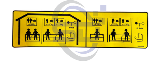 Dingli,Single Decal, 09440015B - Safety Decals Ltd