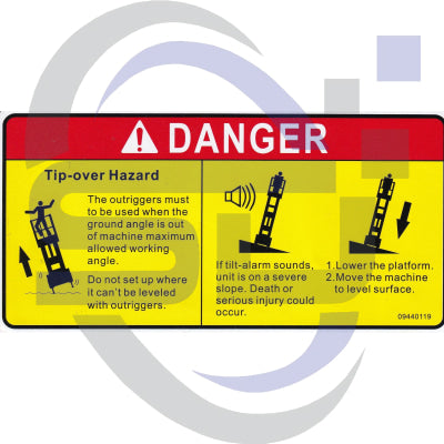 Dingli Single Decal 09440119 - Safety Decals Ltd