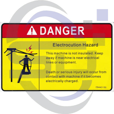 Dingli Single Decal 09440155 - Safety Decals Ltd