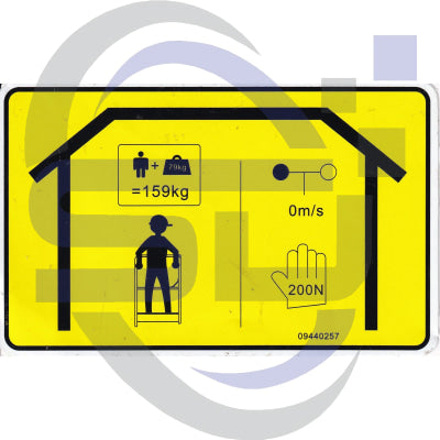Dingli Single Decal 09440257 - Safety Decals Ltd