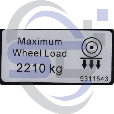 Dingli Single Decal 9311543 - Safety Decals Ltd