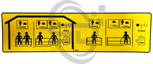 Dingli,Single Decal, IP-59462 - Safety Decals Ltd