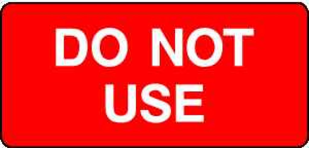 Do Not Use