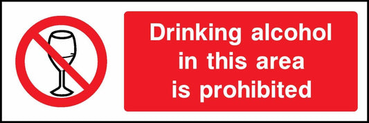 Drinking Alcohol In This Area Is Prohibited