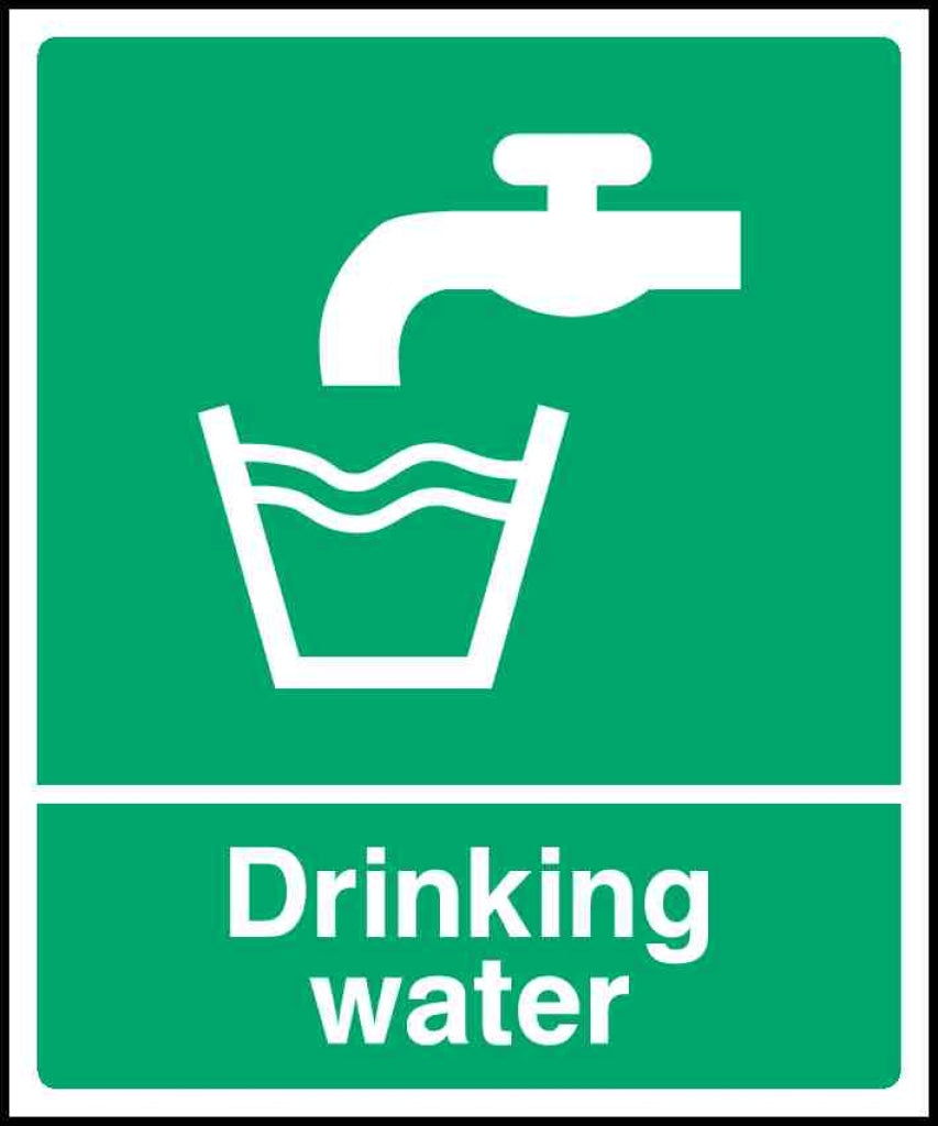 Drinking Water - Safety Decals Ltd