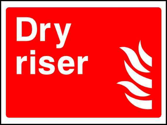 Dry 
riser - Safety Decals Ltd