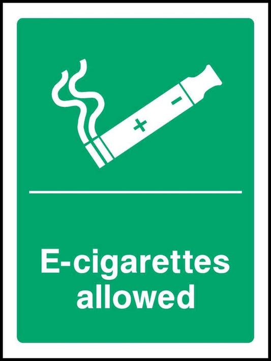 E Cigarettes Allowed