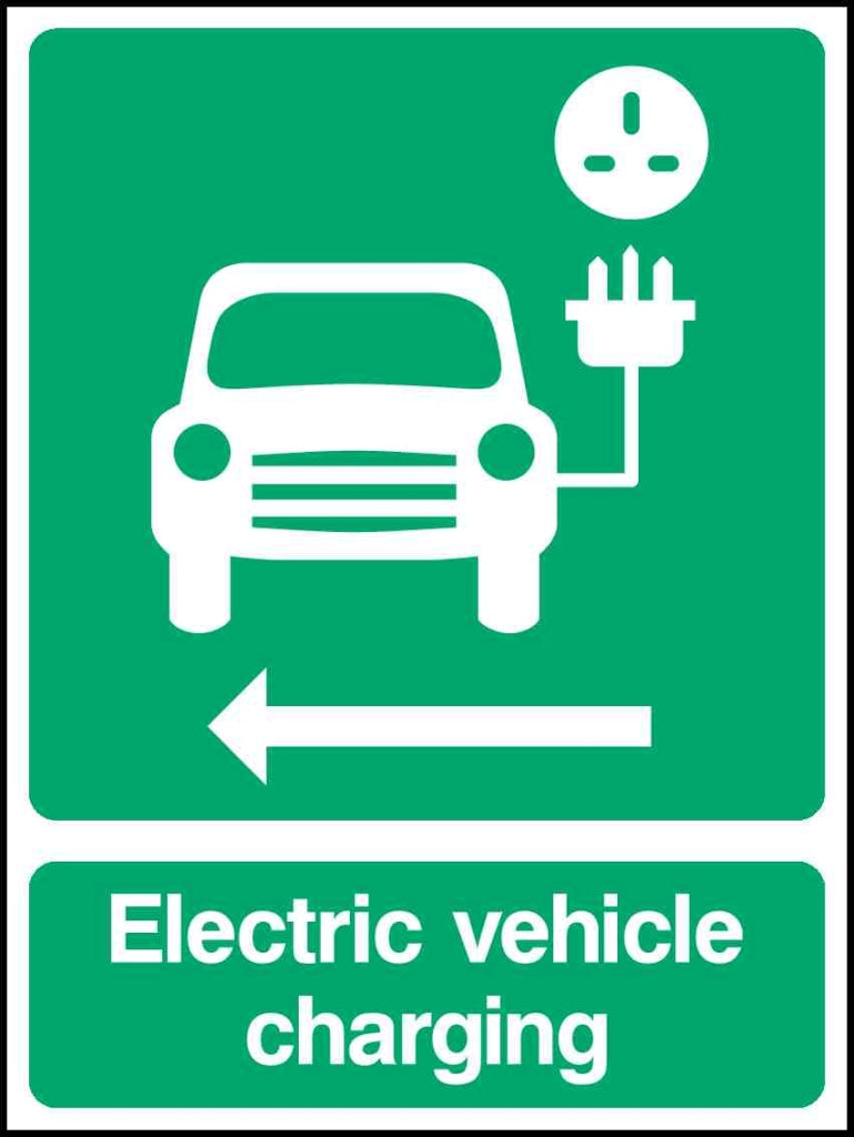 Electric vehicle charging - Safety Decals Ltd