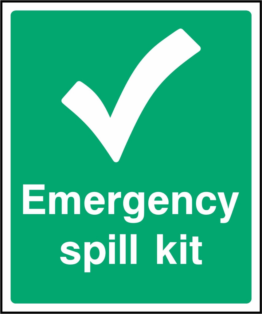 Emergency spill kit - Safety Decals Ltd