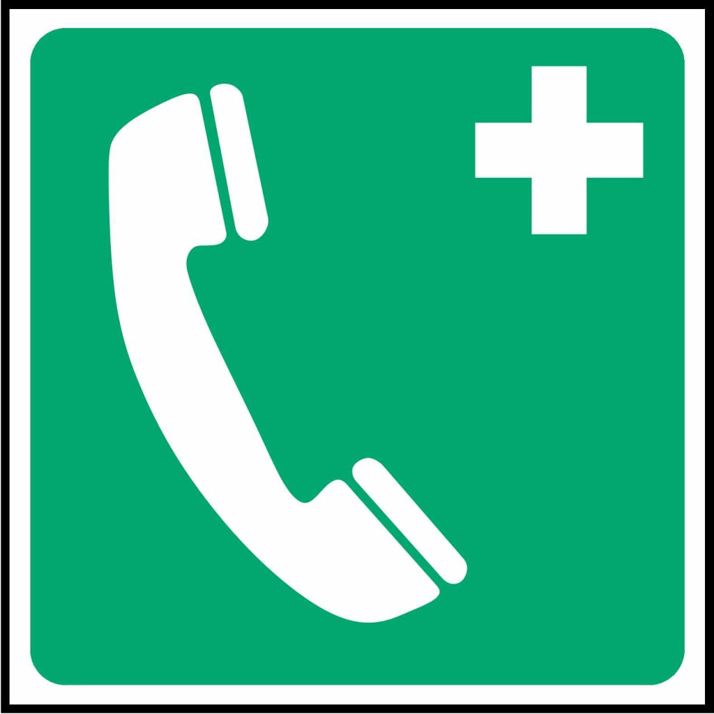 emergency telephone - Safety Decals Ltd