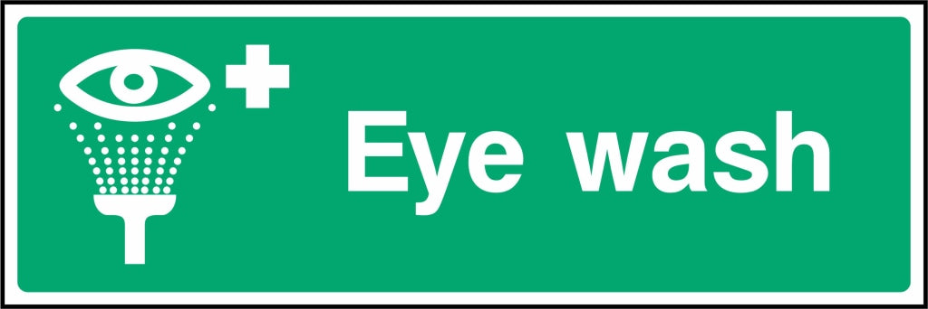 eye wash - Safety Decals Ltd