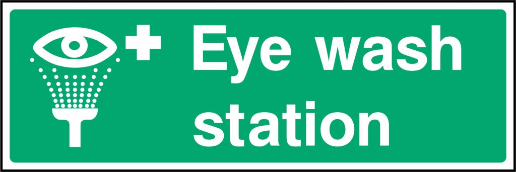 eye wash station - Safety Decals Ltd