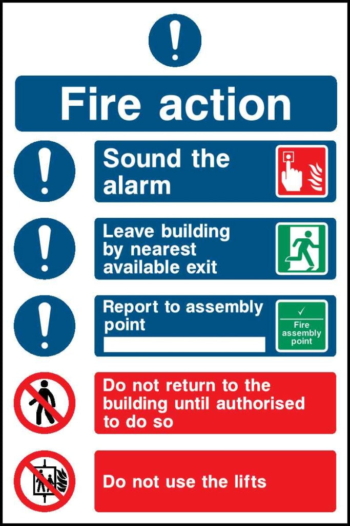 Fire Action - Safety Decals Ltd
