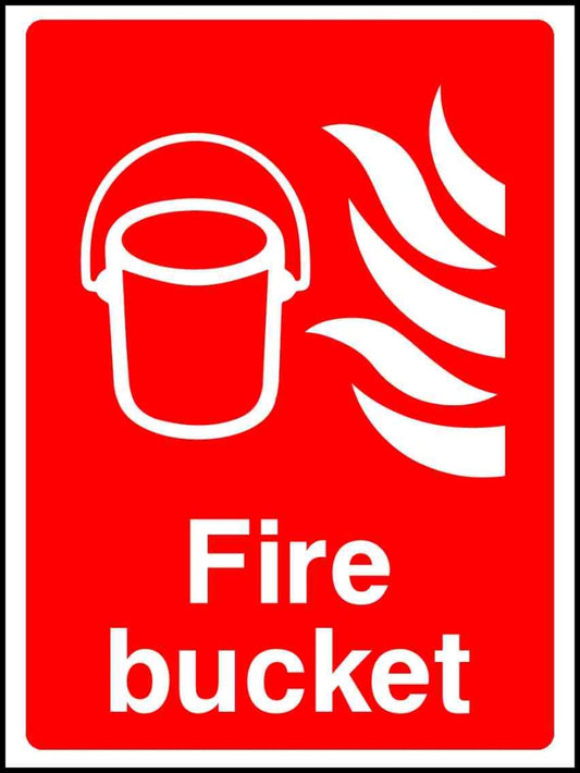Fire bucket - Safety Decals Ltd