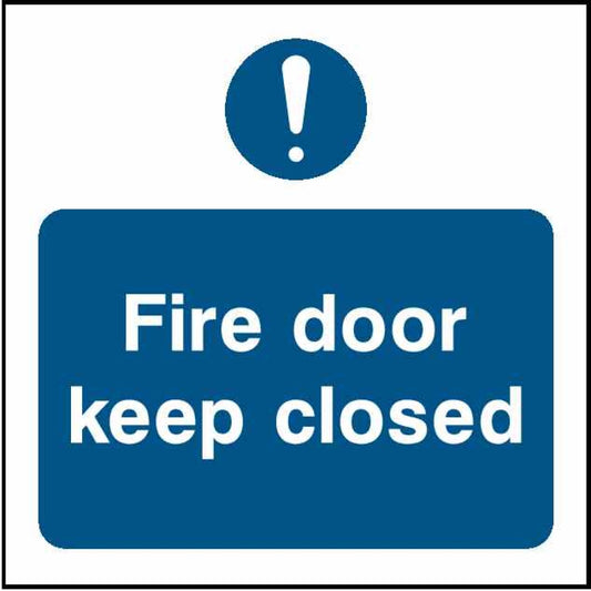 Fire door keep closed - Safety Decals Ltd