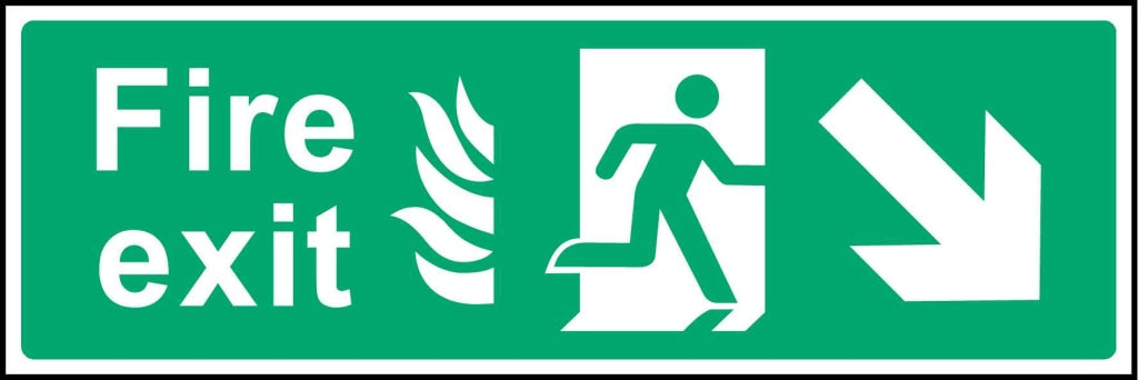 Fire exit - Safety Decals Ltd