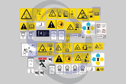 Genie GR15 Safety Decal Kit (Smartlink) - Safety Decals Ltd