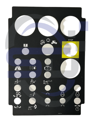 Genie Ground Control Panel Decal, Sticker P/N 82673 - Safety Decals Ltd