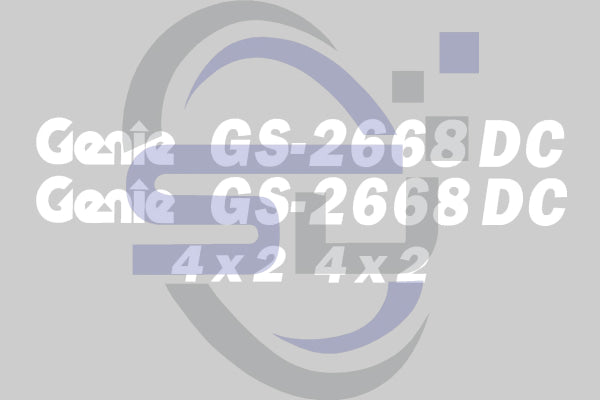 Genie GS2668DC Cosmetic Decal Kit - Safety Decals Ltd