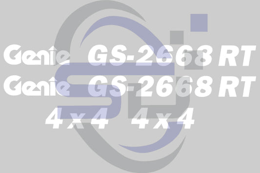 Genie Gs2668Rt Cosmetic Decal Kit Gs2668