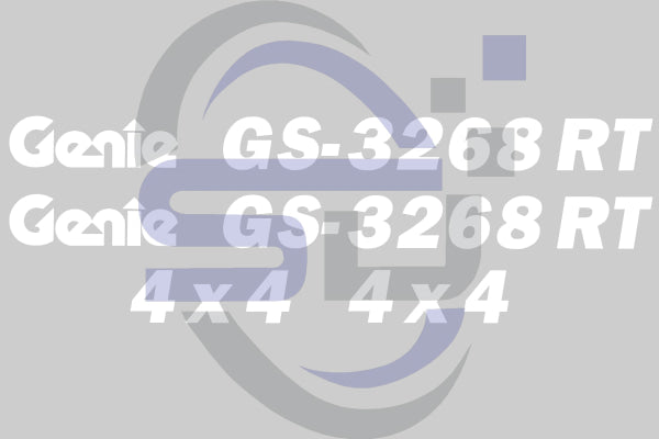 Genie GS3268RT Cosmetic Decal Kit - Safety Decals Ltd