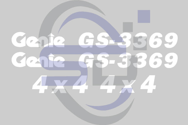 Genie GS3369 Cosmetic Decal Kit - Safety Decals Ltd