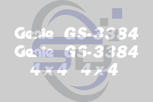Genie Gs3384 Cosmetic Decal Kit