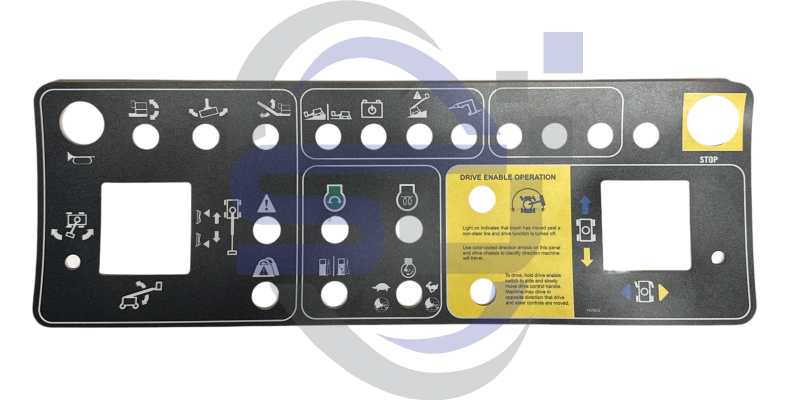 Genie Platform Control Panel Decal, Sticker P/N 147603 - Safety Decals Ltd