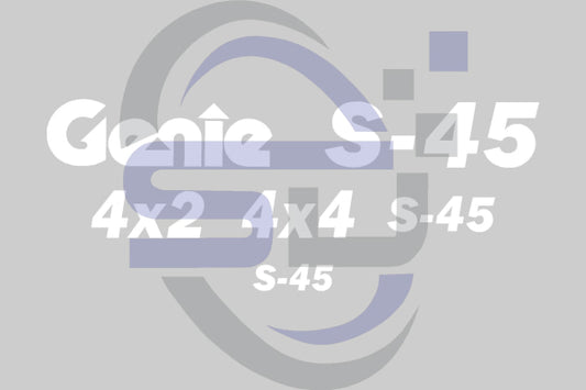 Genie S45 Cosmetic Decal Kit, Sticker Kit From SN 18531 - Safety Decals Ltd