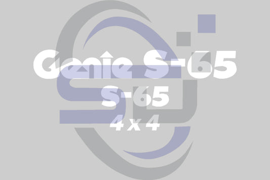 Genie S65 Cosmetic Decal Sticker Kit