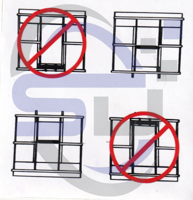 Genie Safety Bar decal, P/N 97815 - Safety Decals Ltd