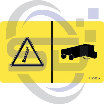 Genie Single Decal 114372GT - Safety Decals Ltd