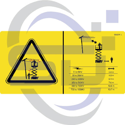 Genie Single Decal 1293217GT - Safety Decals Ltd