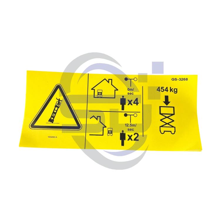 Genie Windspeed,Single Decal,133262GT Single Decals