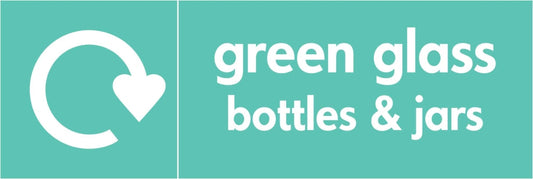 Green Glass Bottles & Jars