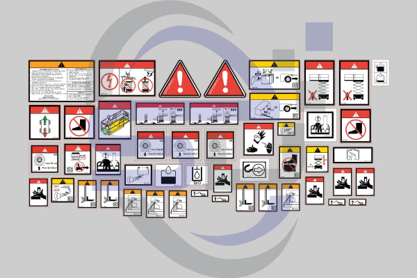 Haulotte Compact 14 Safety Decal, Decal Kit - Safety Decals Ltd