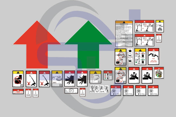 Haulotte H21Tx Safety Decal Sticker Kit