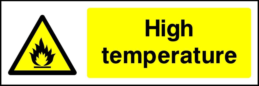 High temperature - Safety Decals Ltd
