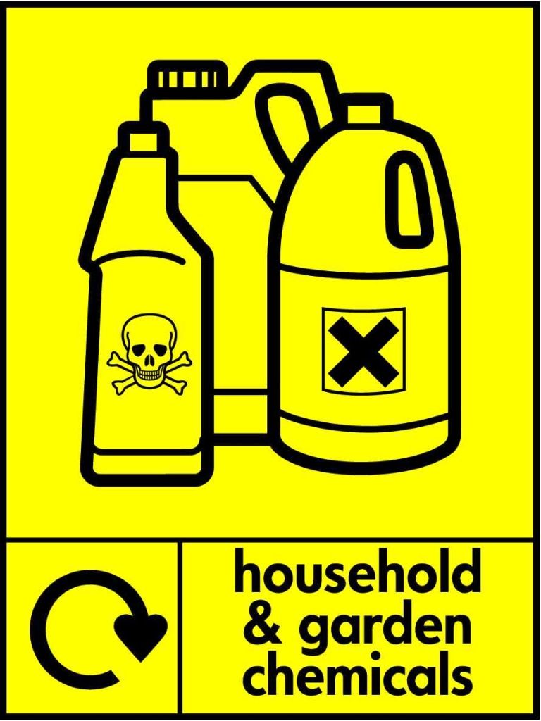 household & garden chemicals - Safety Decals Ltd